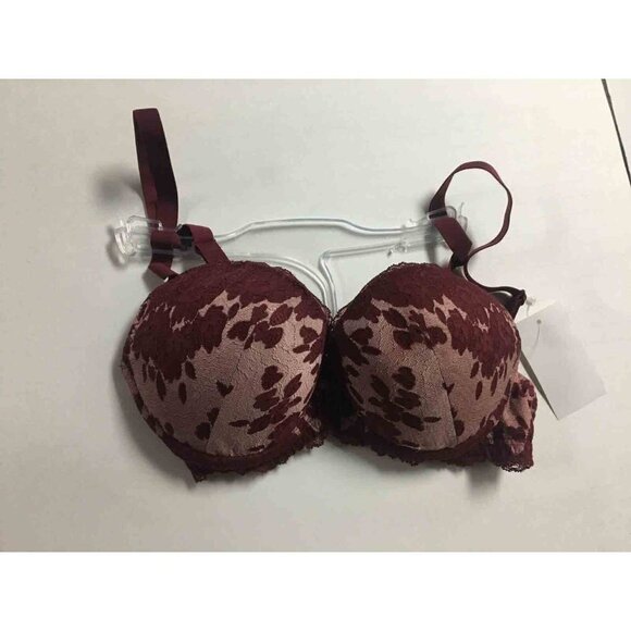 NWT Cosabella Women's Brown Italia Lace Push Up 2 Straps Underwire Bra Size 32D - Picture 2 of 2